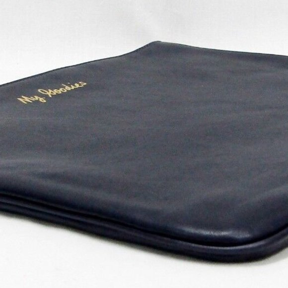 NEW REBECCA MINKOFF 'My Goodies' Clutch Large Zipper Pouch Wristlet Plum Purple - Picture 5 of 8